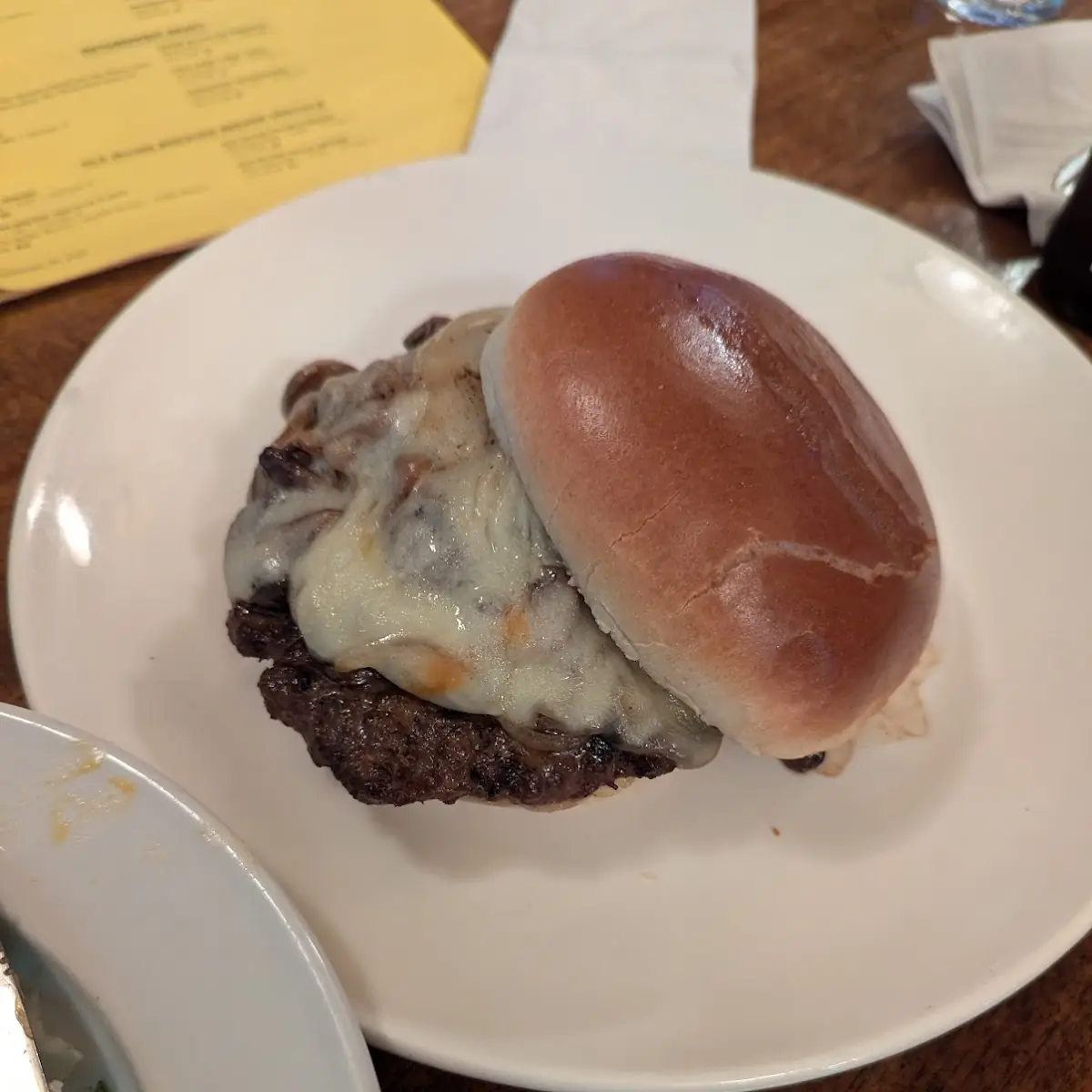 Mushroom Swiss Burger
