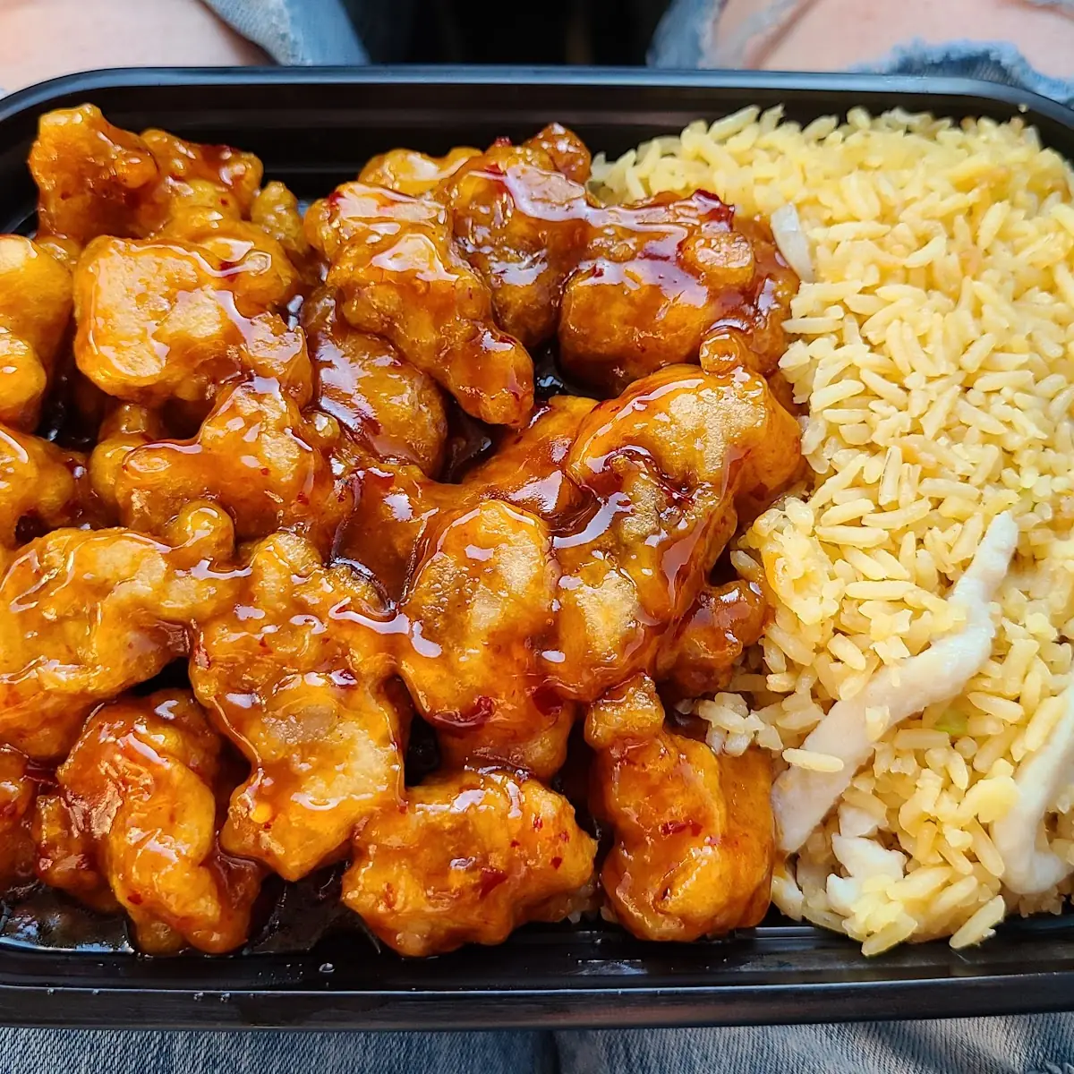 General TSO's Combination Chicken Fried Rice