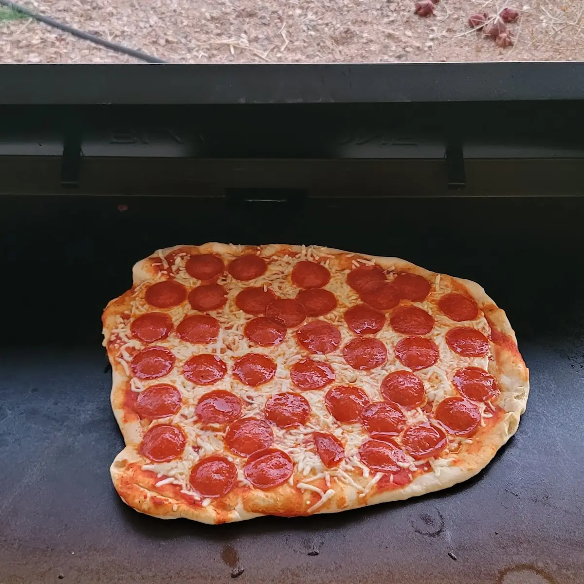 Homemade Pepperoni Pizza