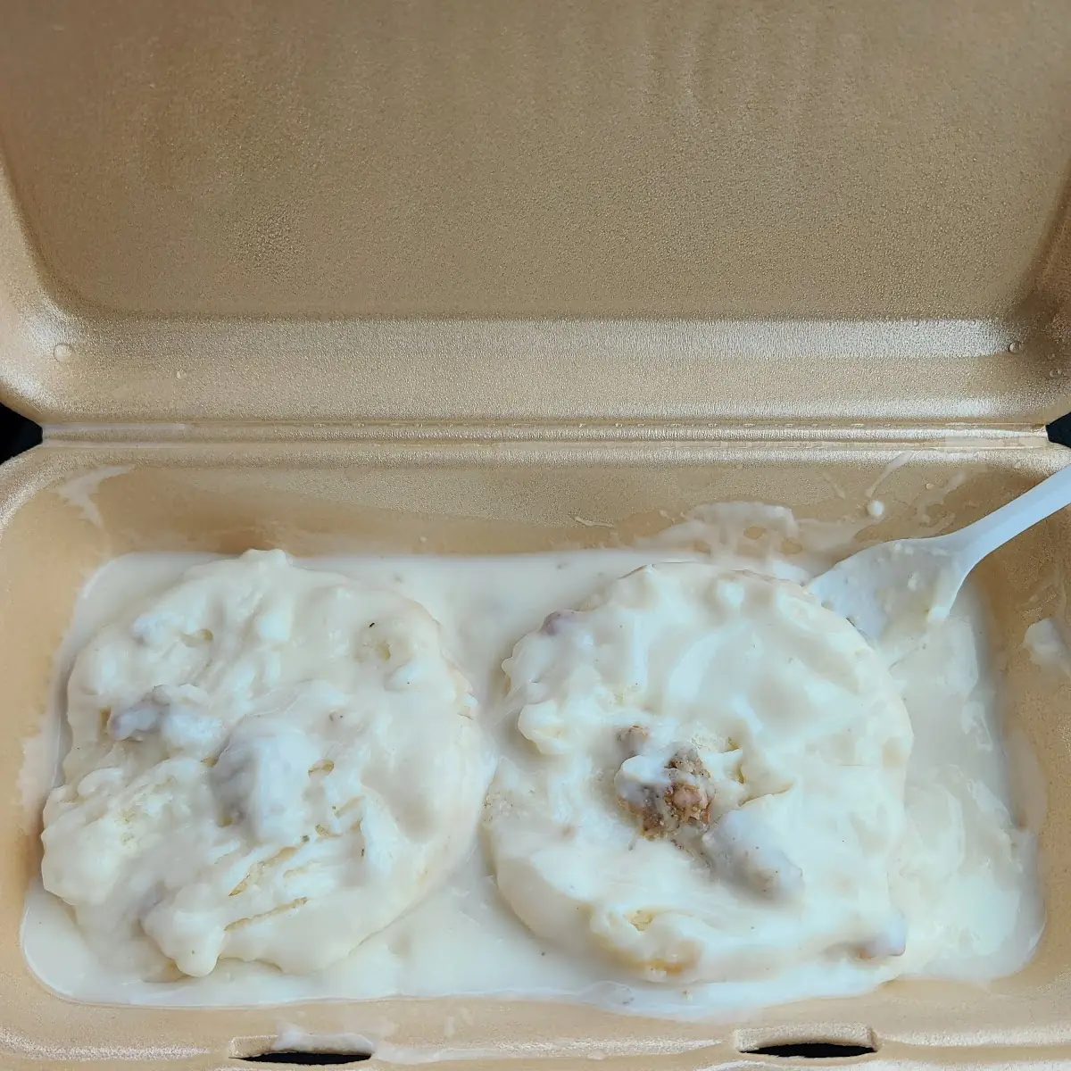 Sausage Gravy Biscuit