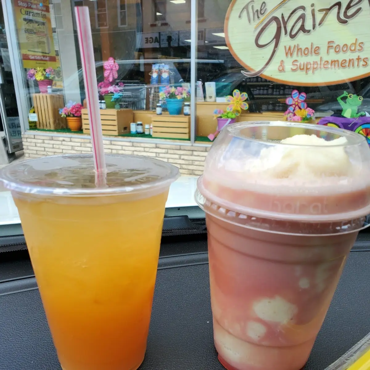 Strawberry Cheesecake Frozen Lemonade