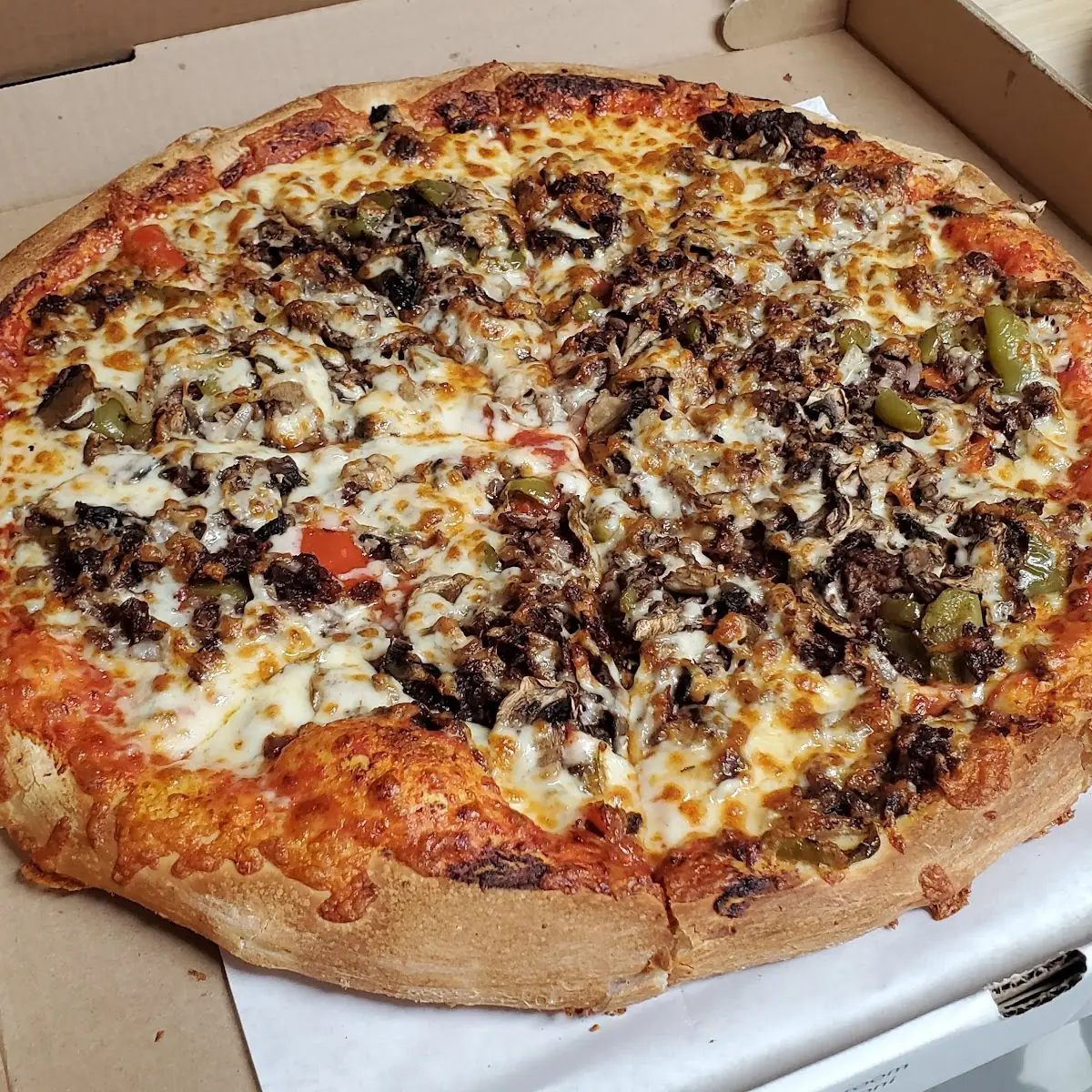 Philly Cheesesteak Pizza