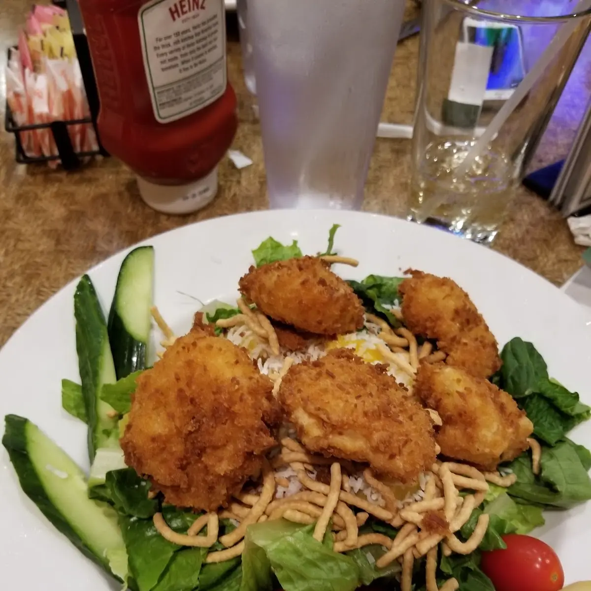 Coconut Shrimp Salad