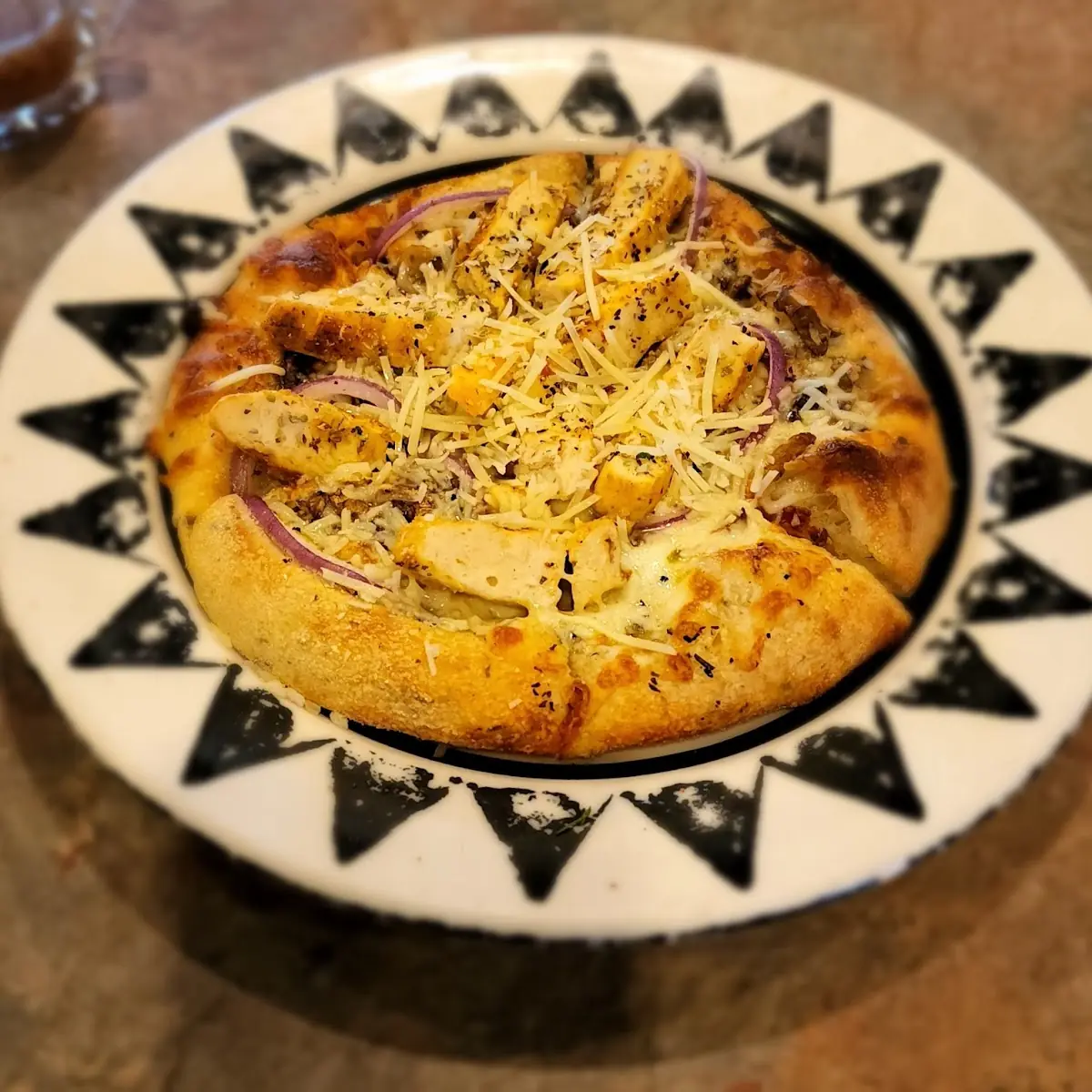 Grilled Chicken Pizza