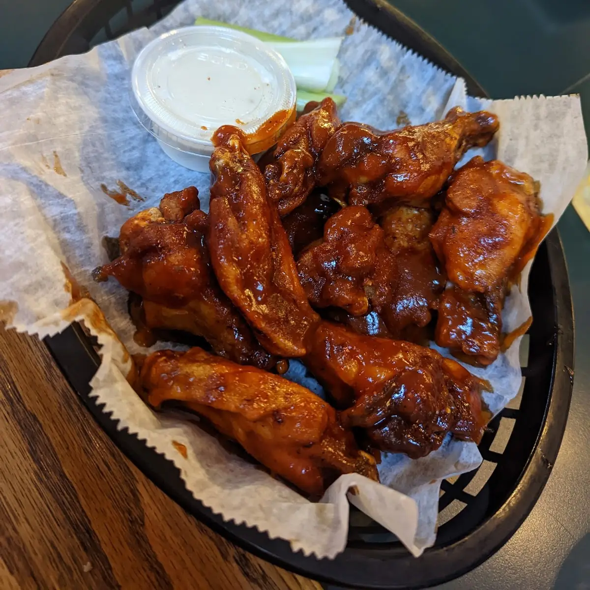 Chicken Wings BBQ Medium Cajun Mixed