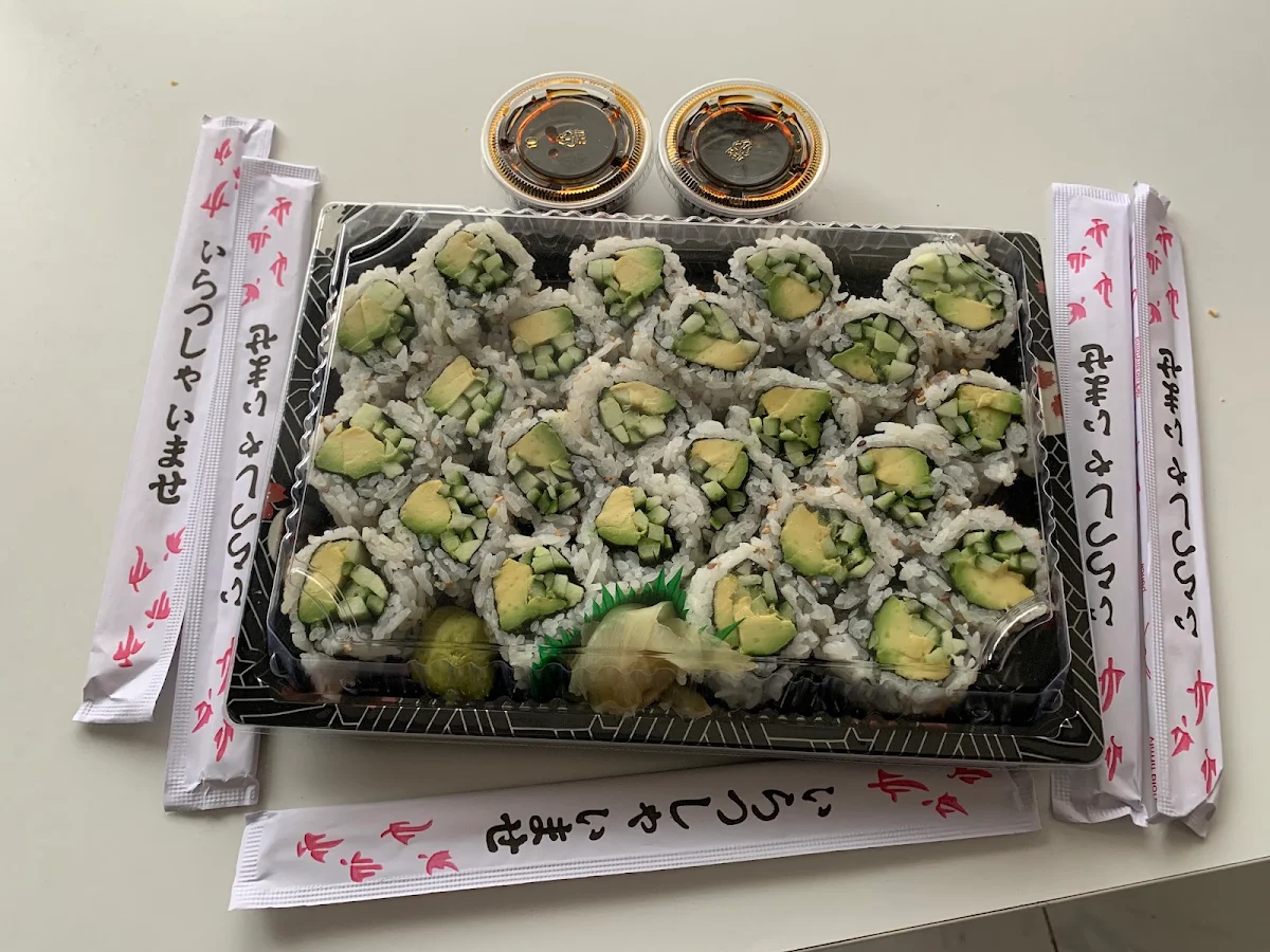 Avocado Cucumber Roll, Toshi Japanese Restaurant