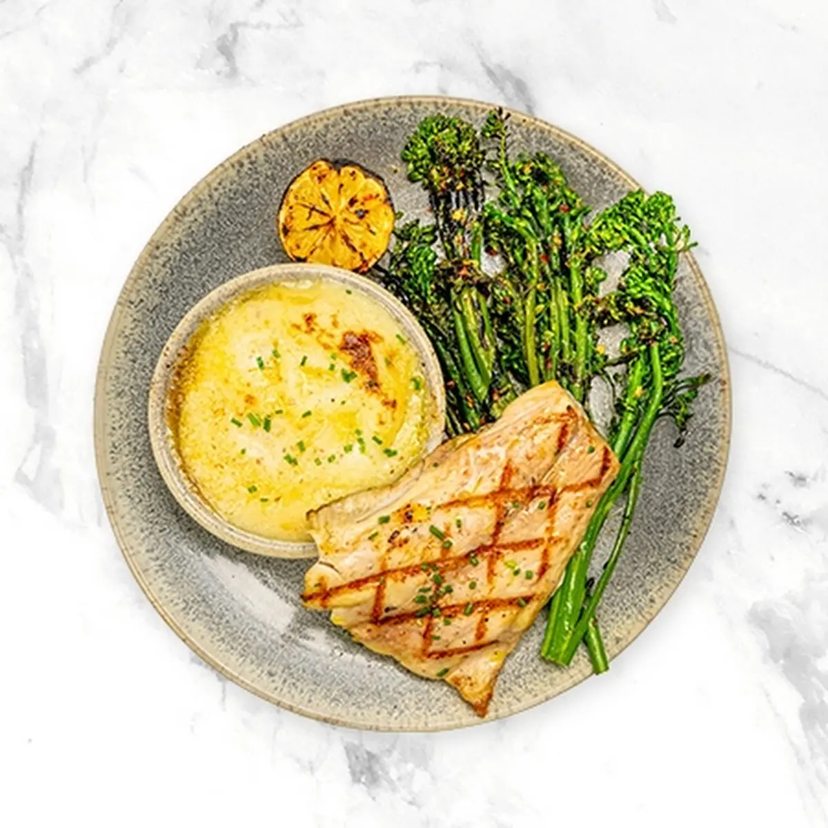 Chowder Grilled Salmon