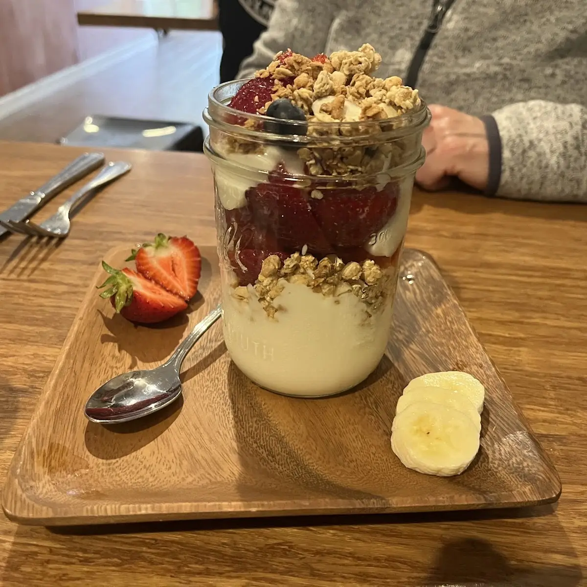 Fruit and Almond Granola Parfait