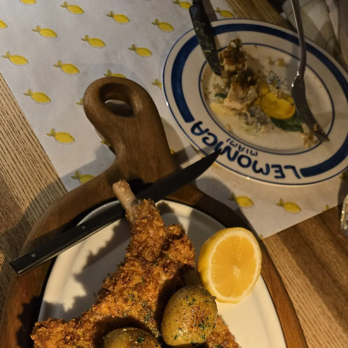 Cotoletta Di Pollo Alla Milanese with Mashed Potatoes