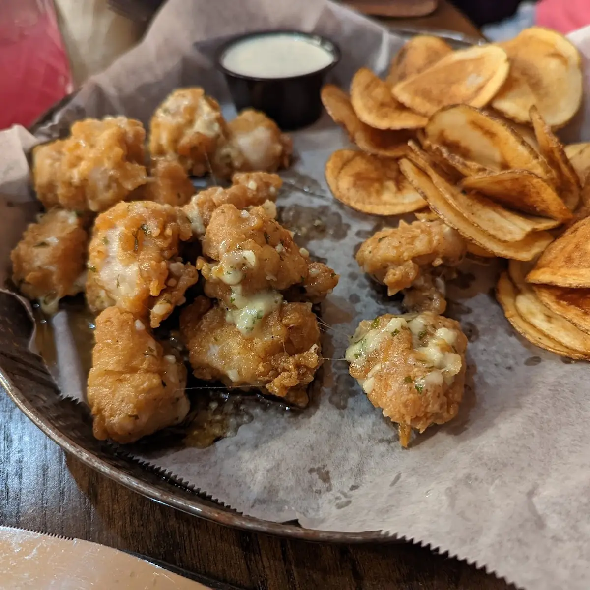 Garlic Parmesan Boneless Chicken Bites