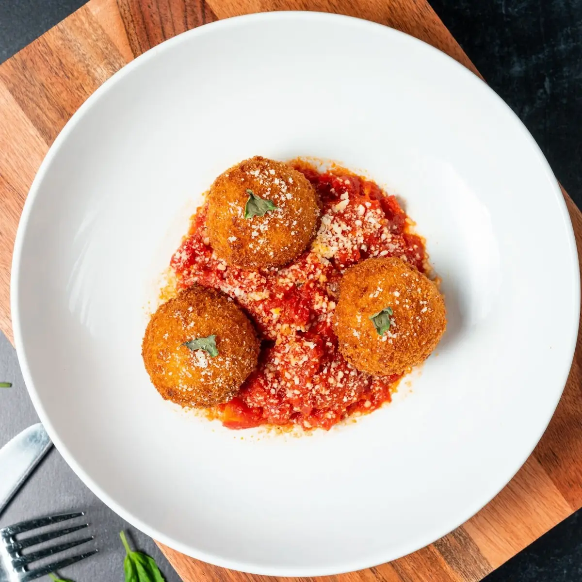 Tomato Mozzarella Arancini