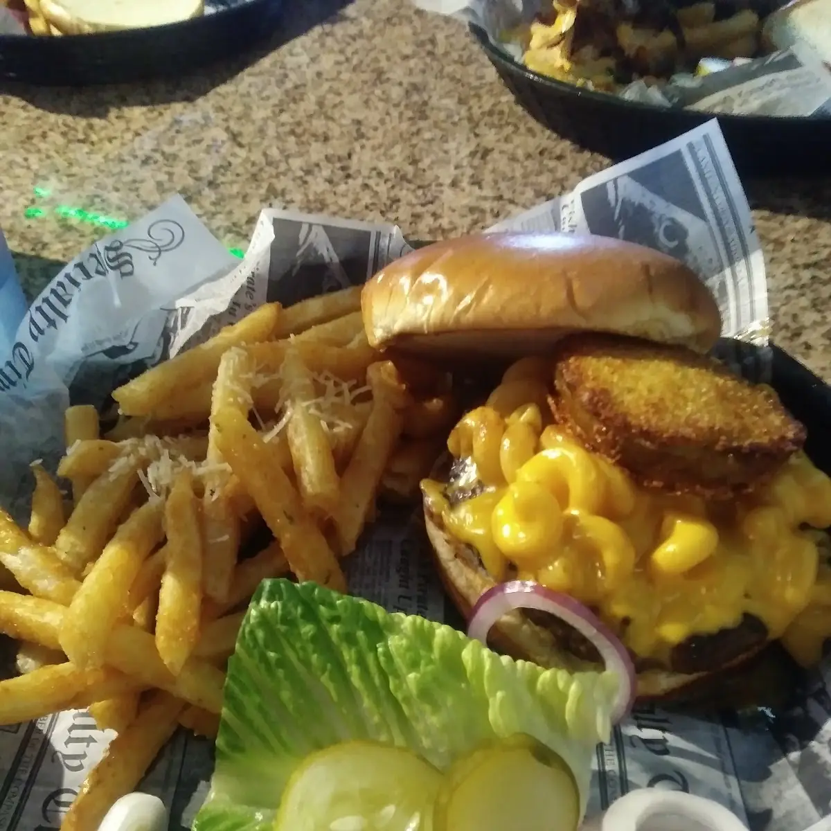 Mac and Cheese Burger