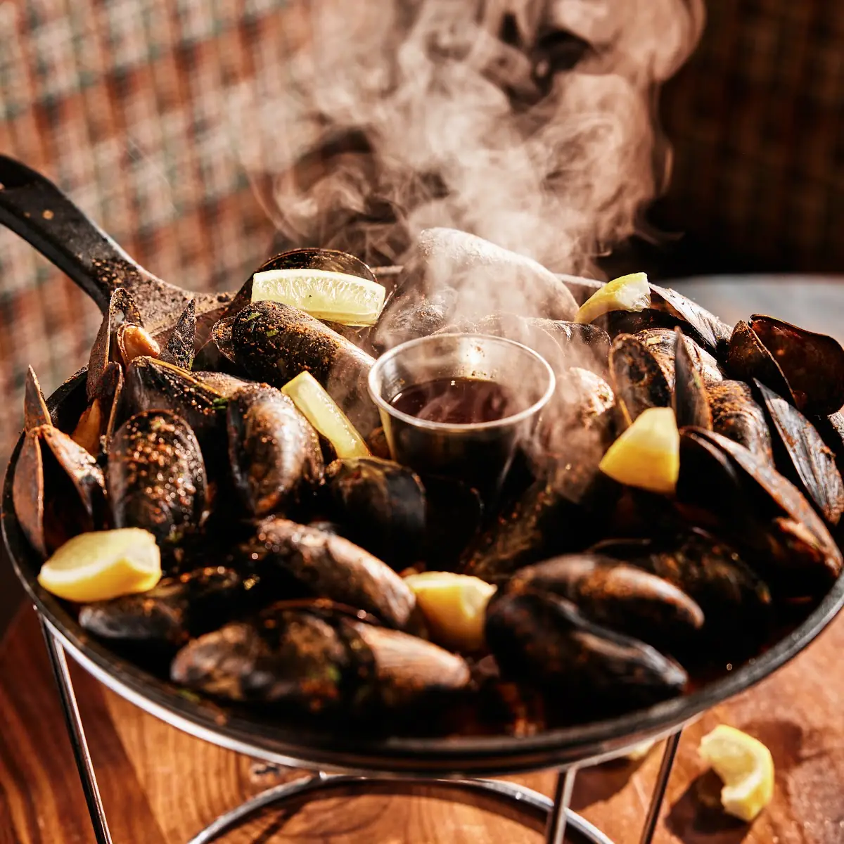 Cast-Iron Mussels