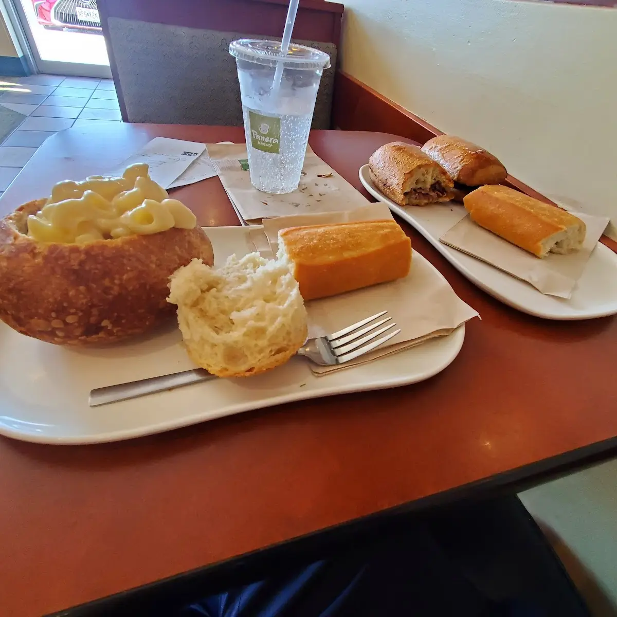 Mac and Cheese Bread Bowl