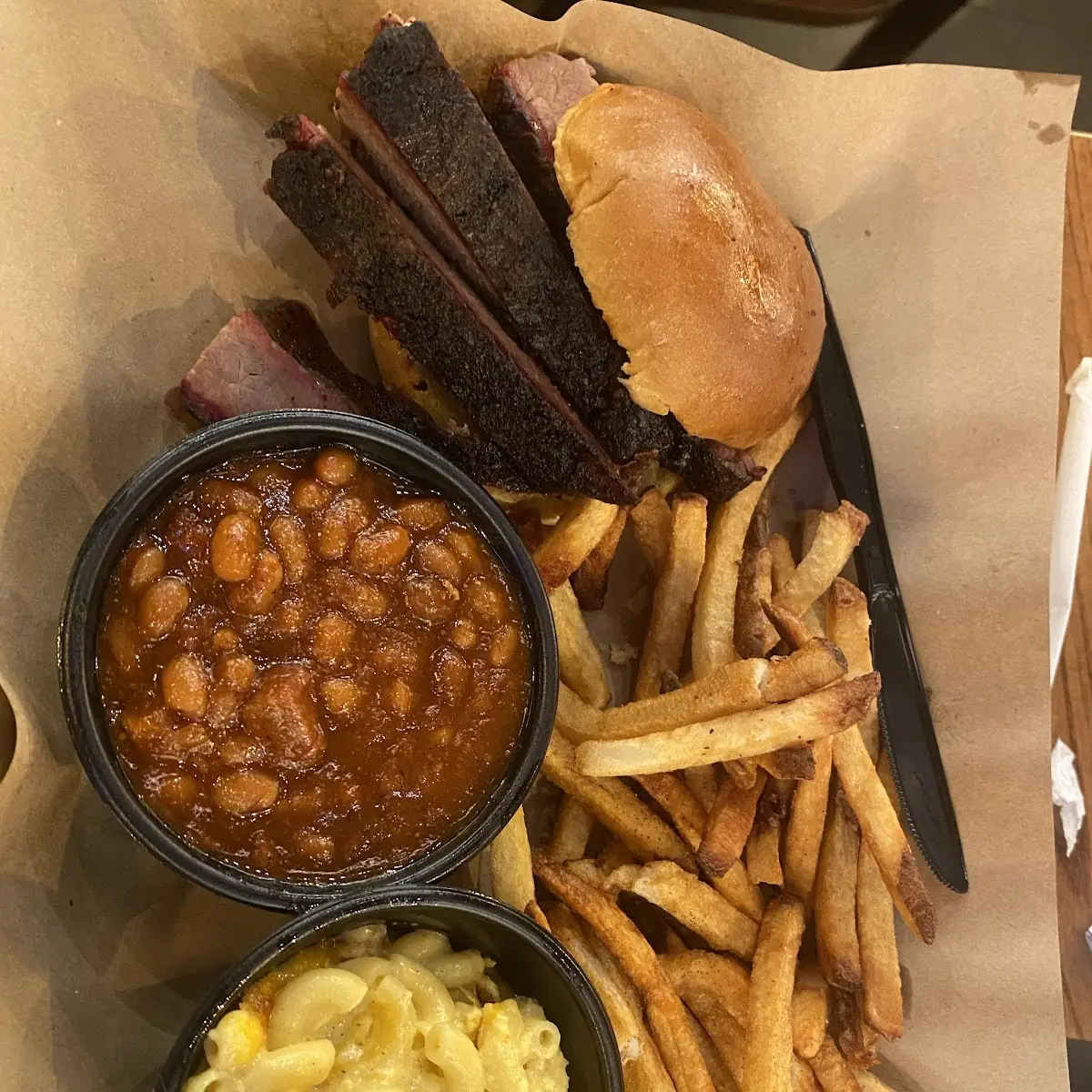 Baked Beans with Brisket