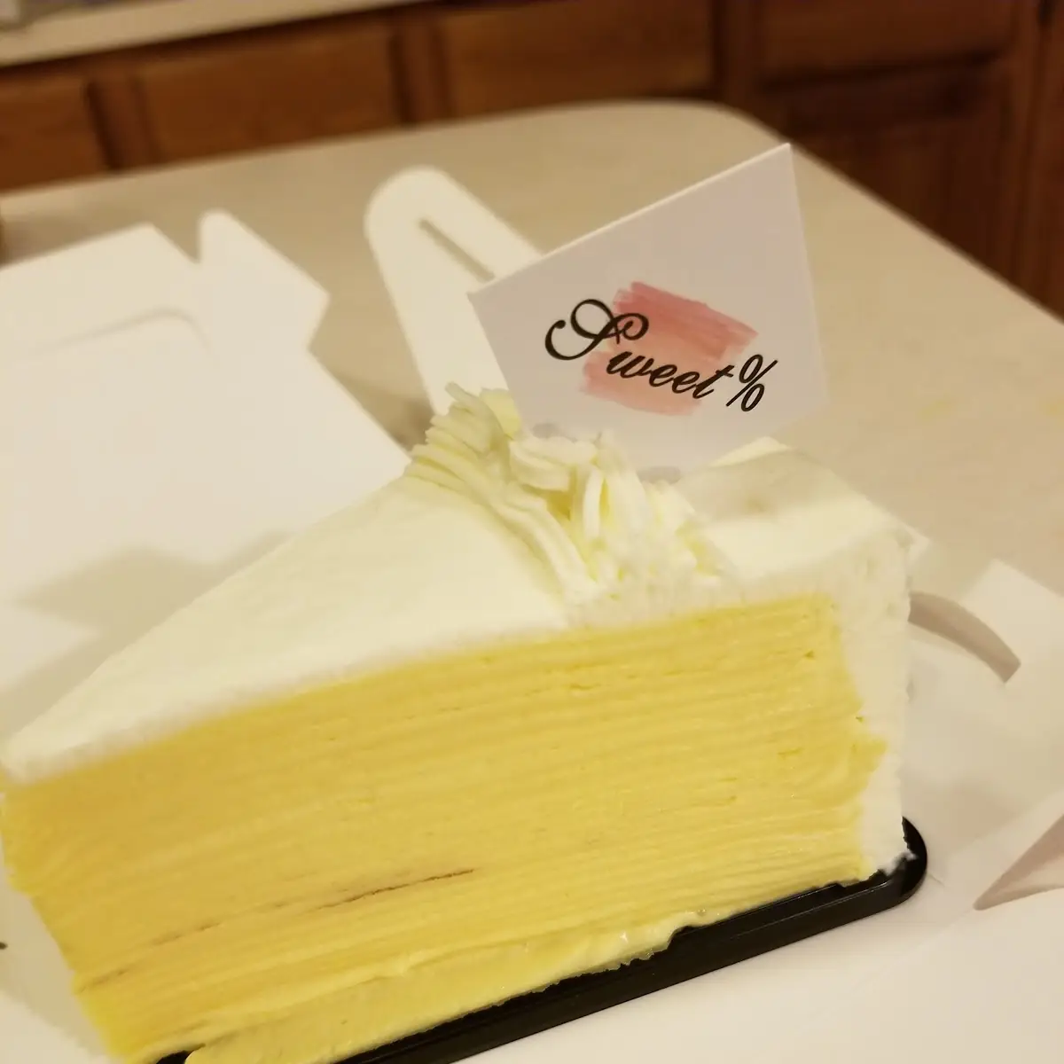 Passion Fruit Crepe Cake