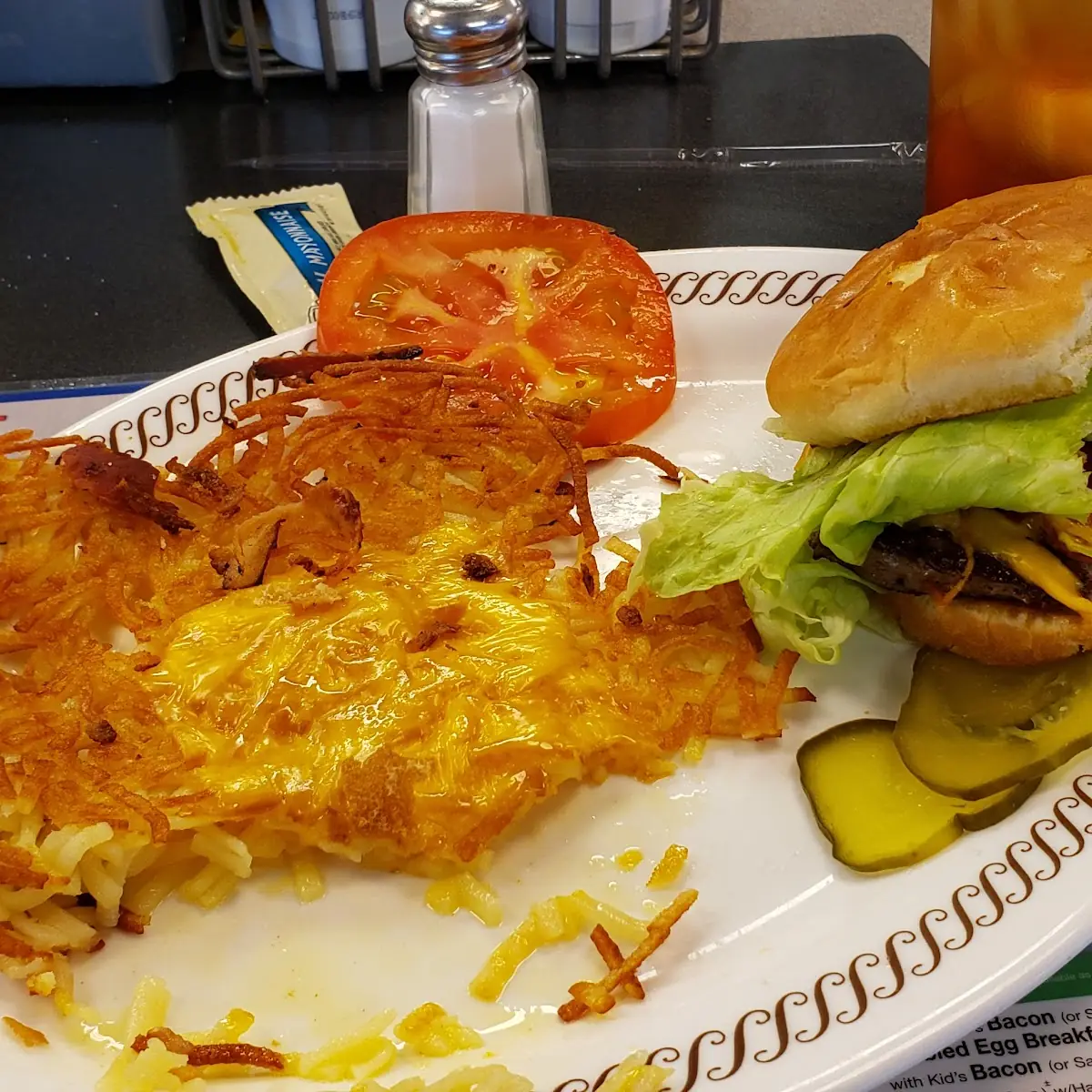 Bacon Cheeseburger Platter