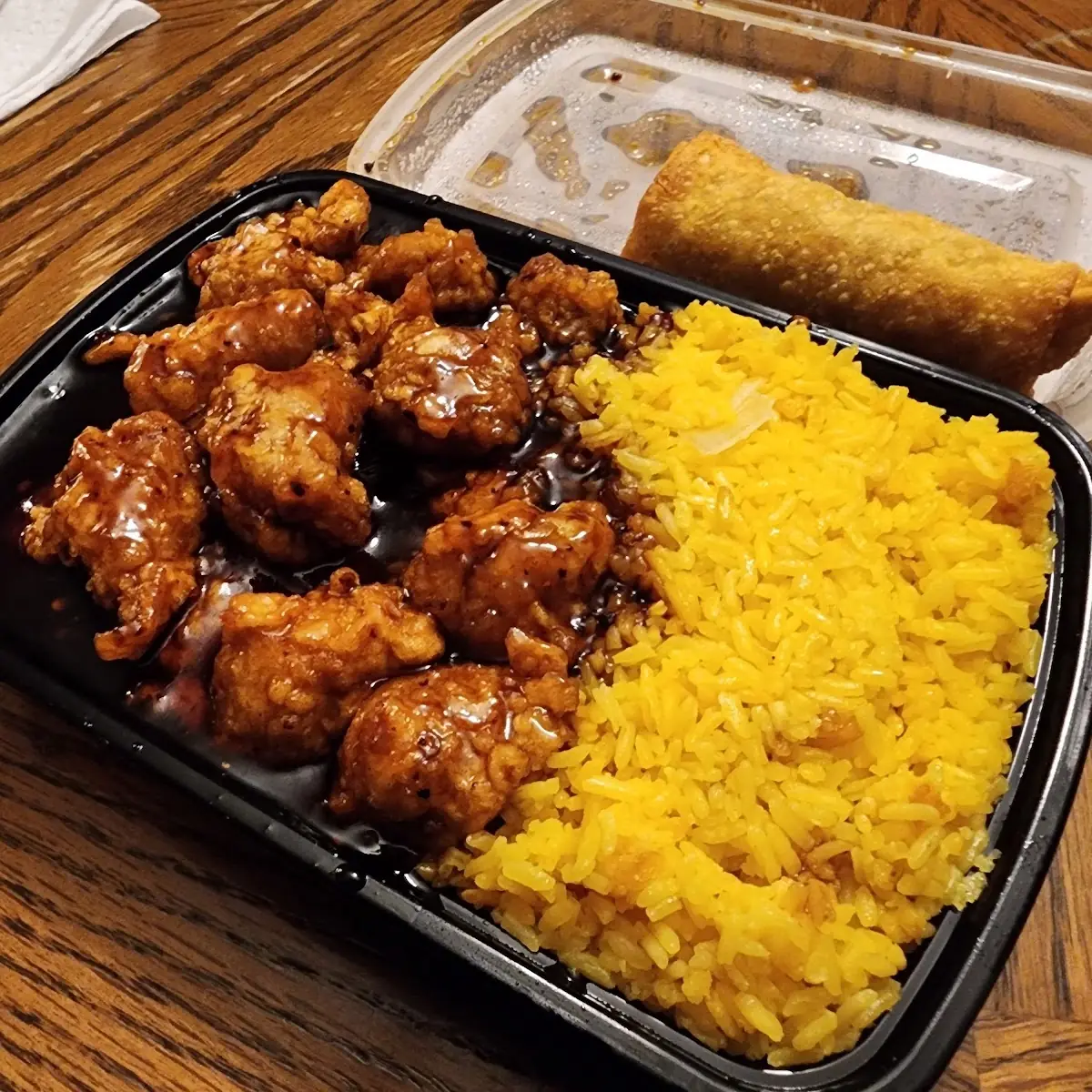 General Tsos Chicken and Fried Rice