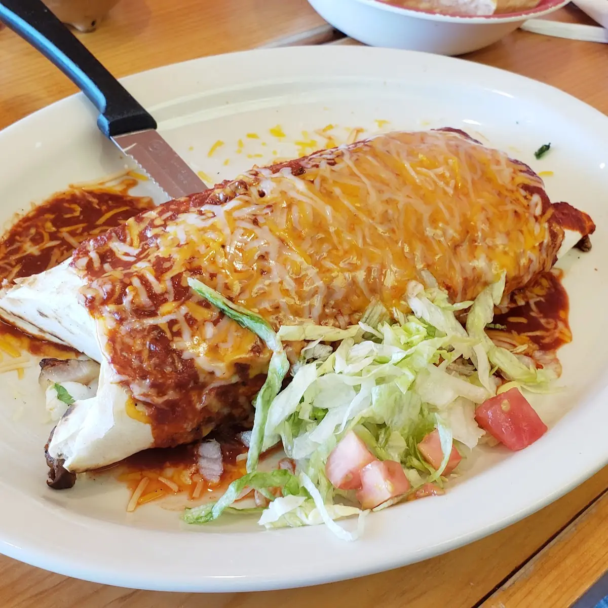 Any Breakfast Burrito Plate