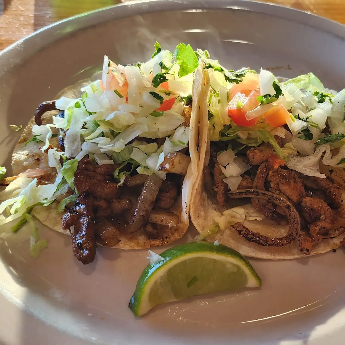 Carne Asada and Pastor Tacos