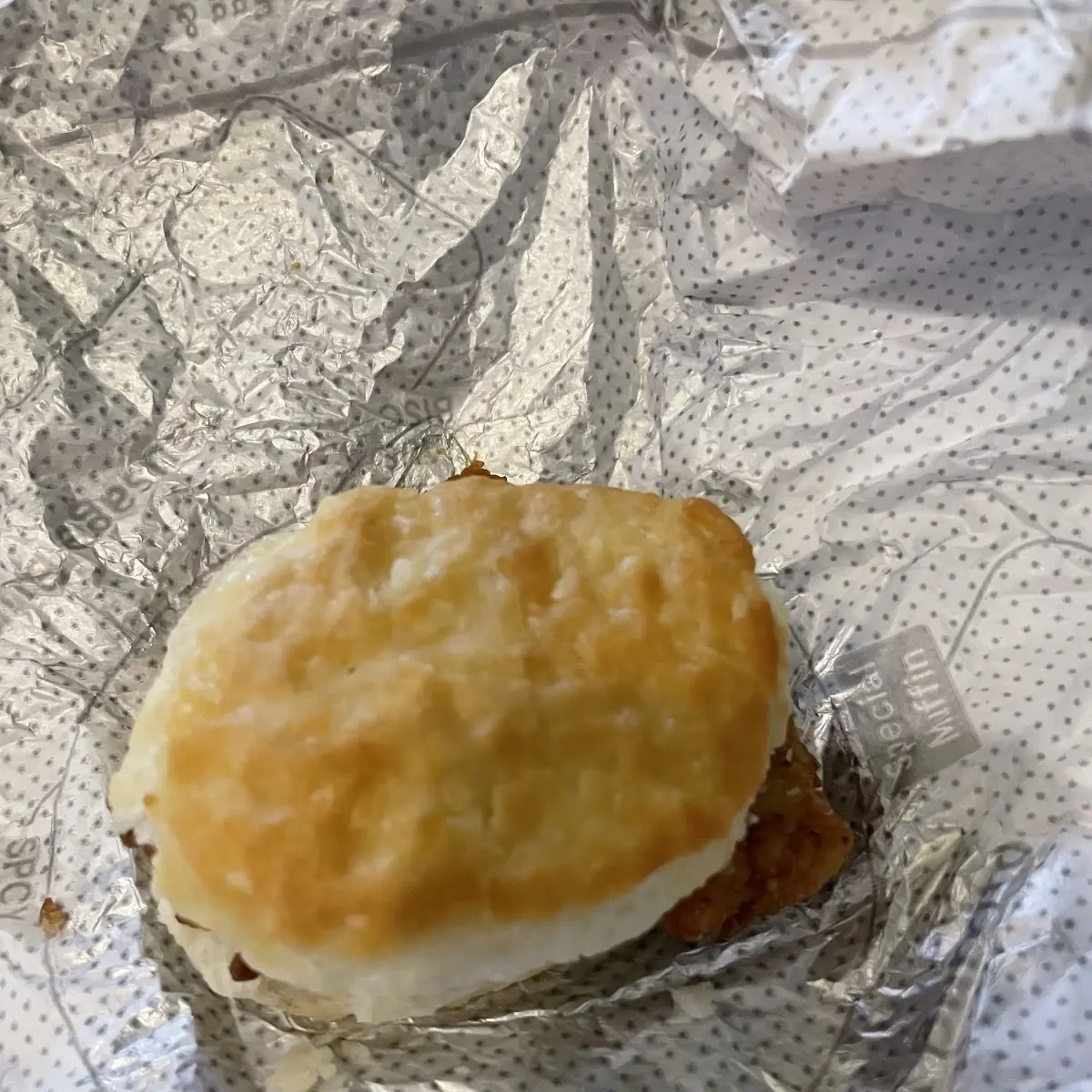 Chick Fil a Chicken Biscuit