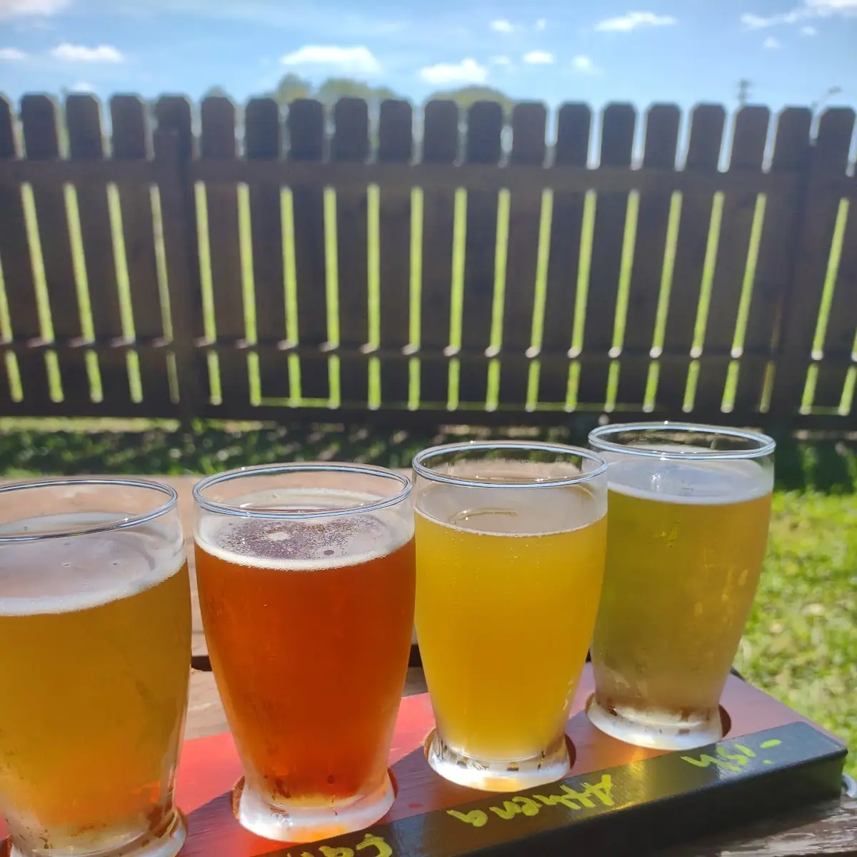 Beer Flight and Cheese Pairing With
