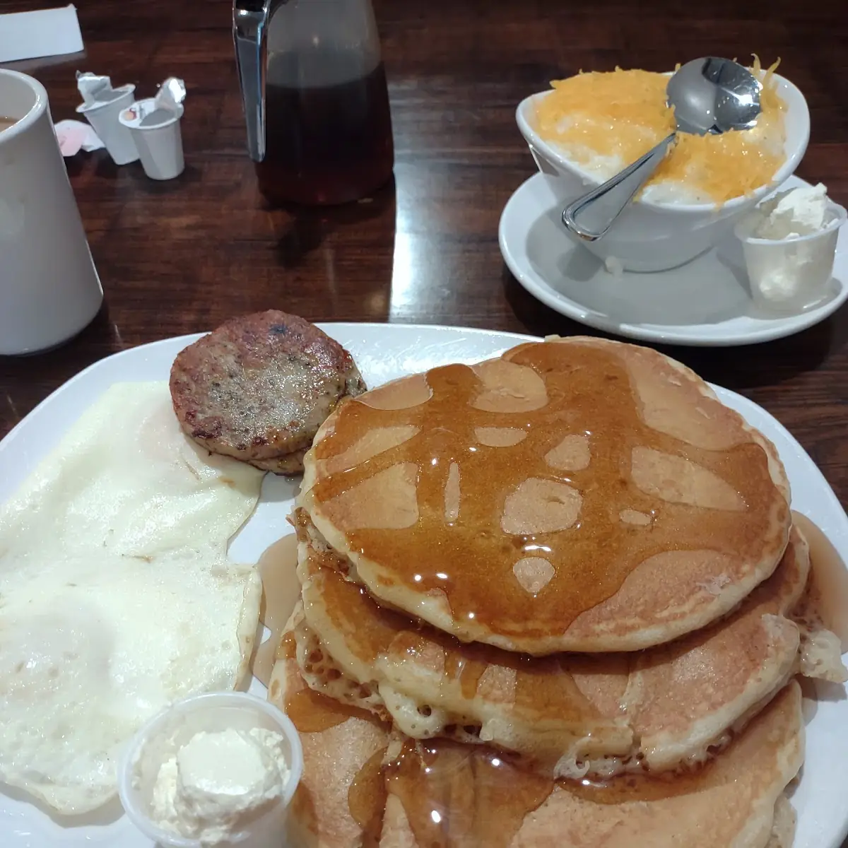 Pancake Combo with Chicken Sausage