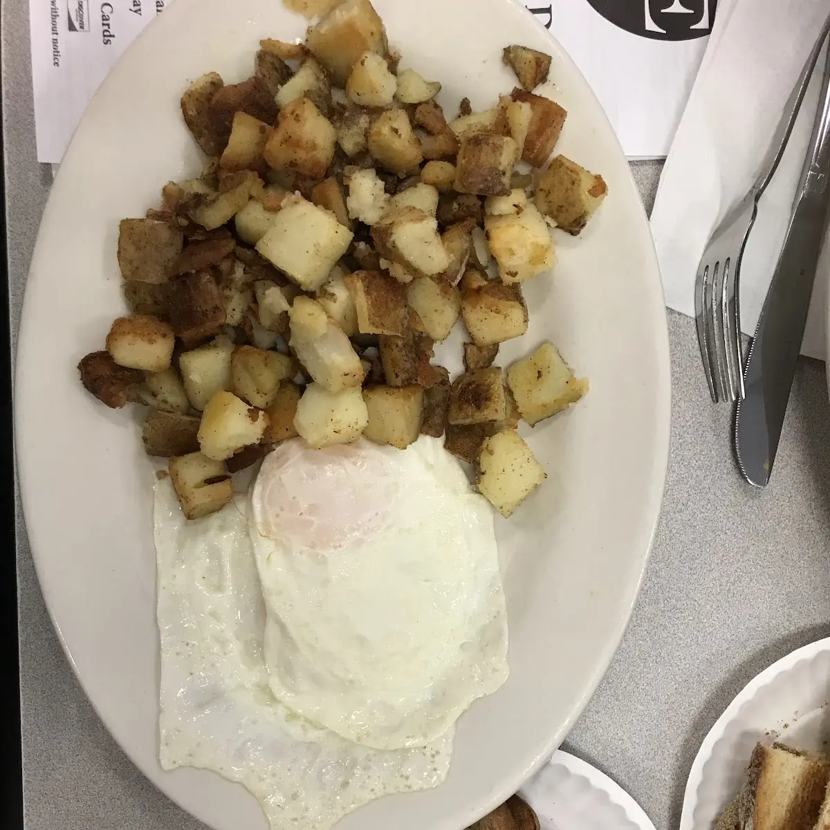 Two Eggs over Easy & Homefries