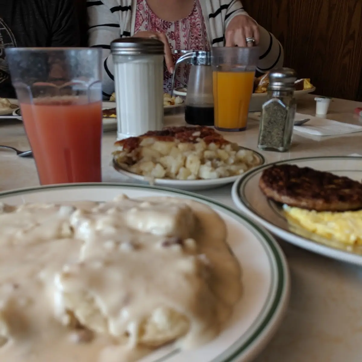 Biscuits & Gravy Sausage 2 Eggs Potatoes
