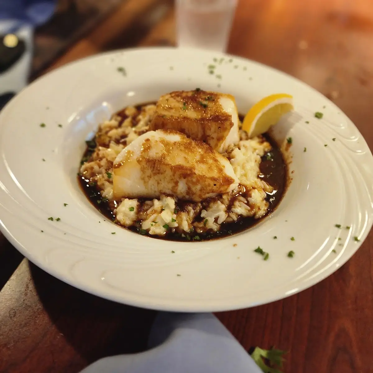 Miso Glazed Sea Bass