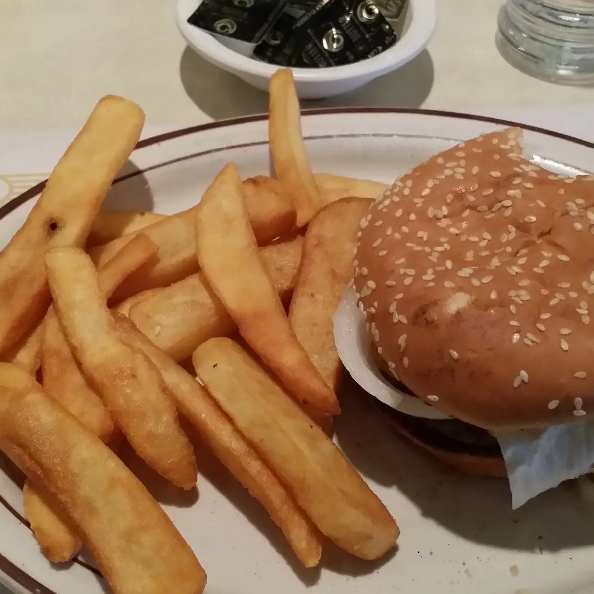 Burger and Fries