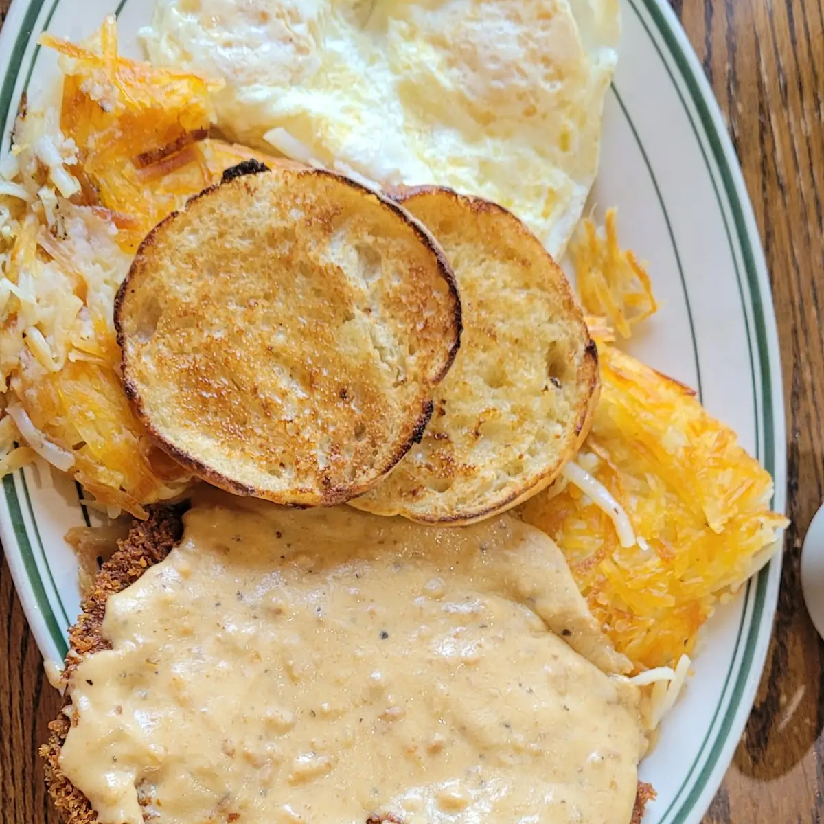 Chicken Fried Steak & Eggs