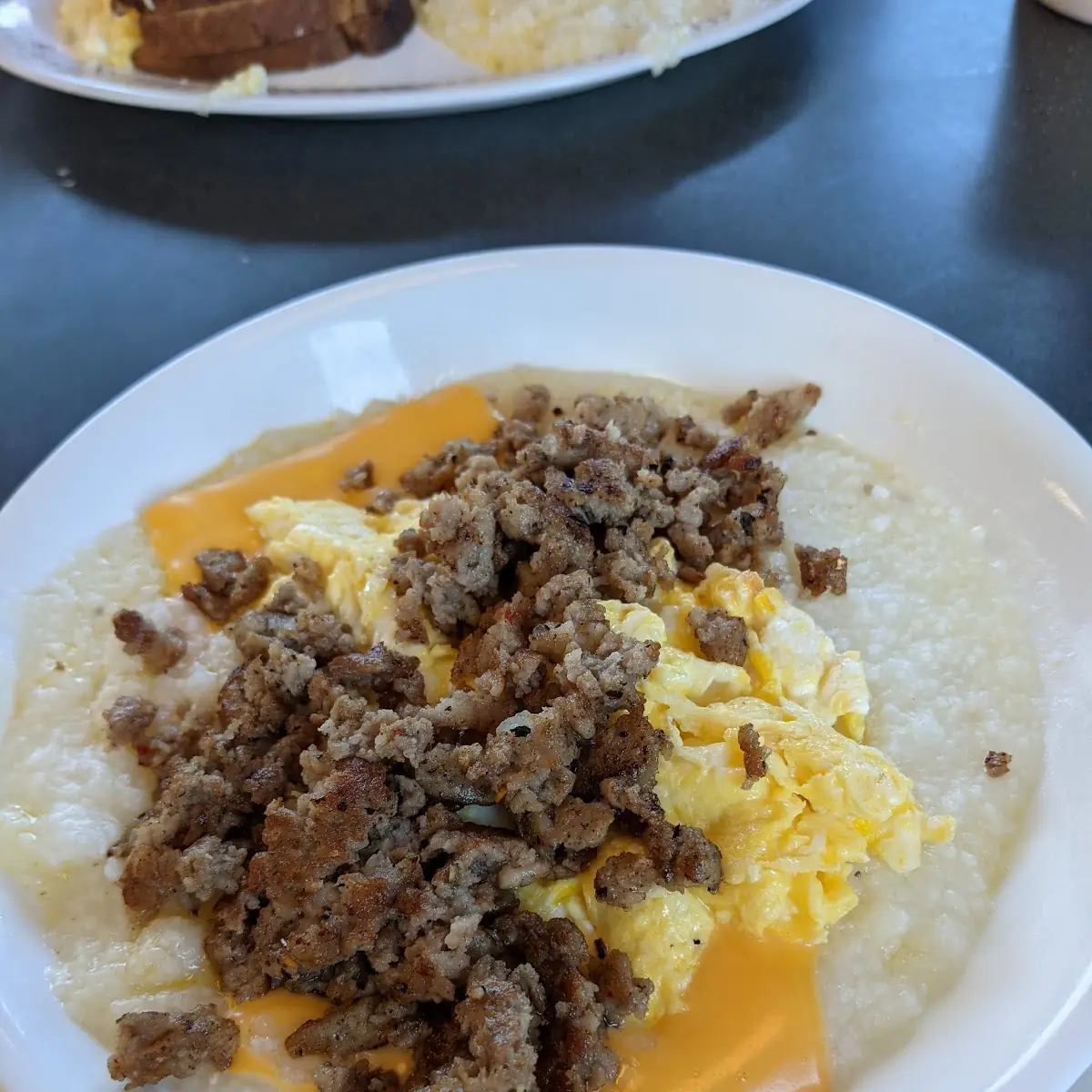 Sausage Egg & Cheese Grits Bowl