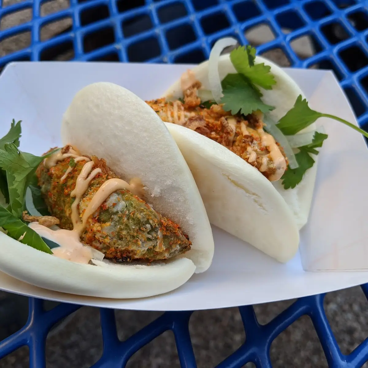 Thai Chicken Karaage Buns
