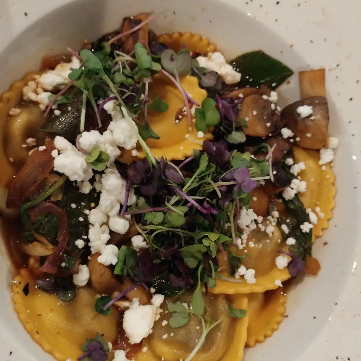 Wild Mushroom Ravioli