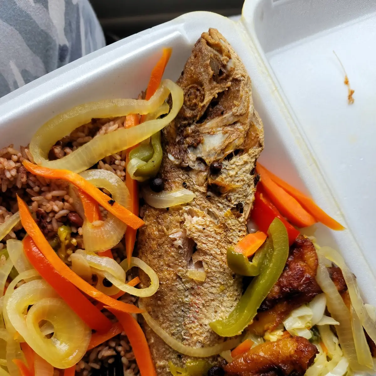 Brown Stew Snapper Fillet