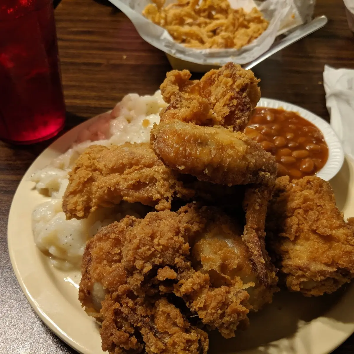 Chicken Fried Chicken - Tossed Salad & Side