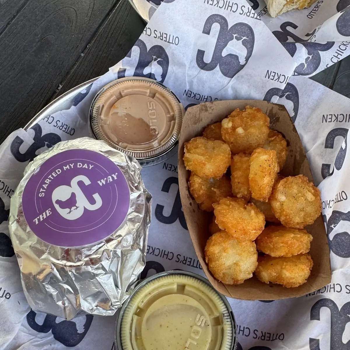 Chicken Biscuit with Hash Browns