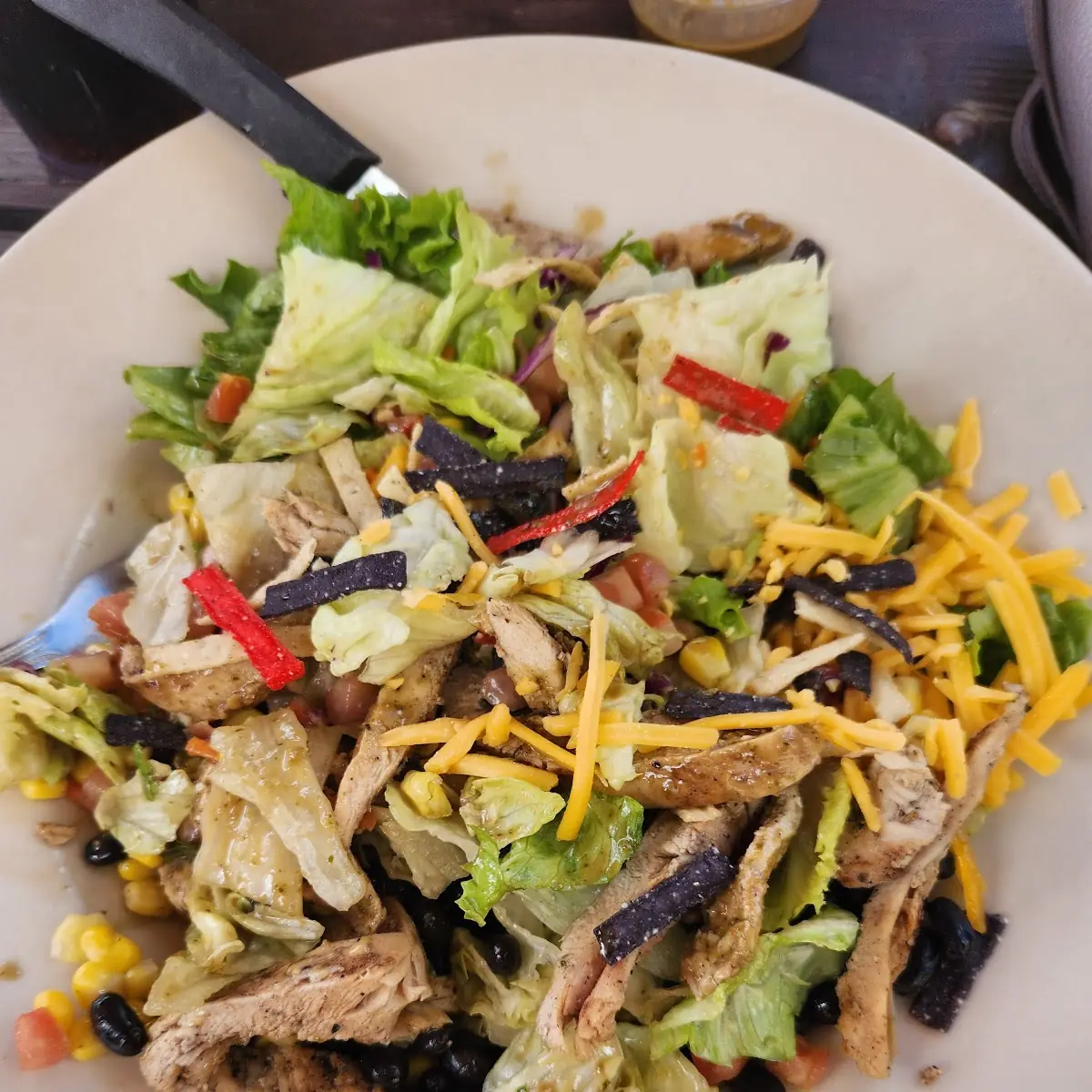 Southwest Salad w Cilantro-Lime Dressing O