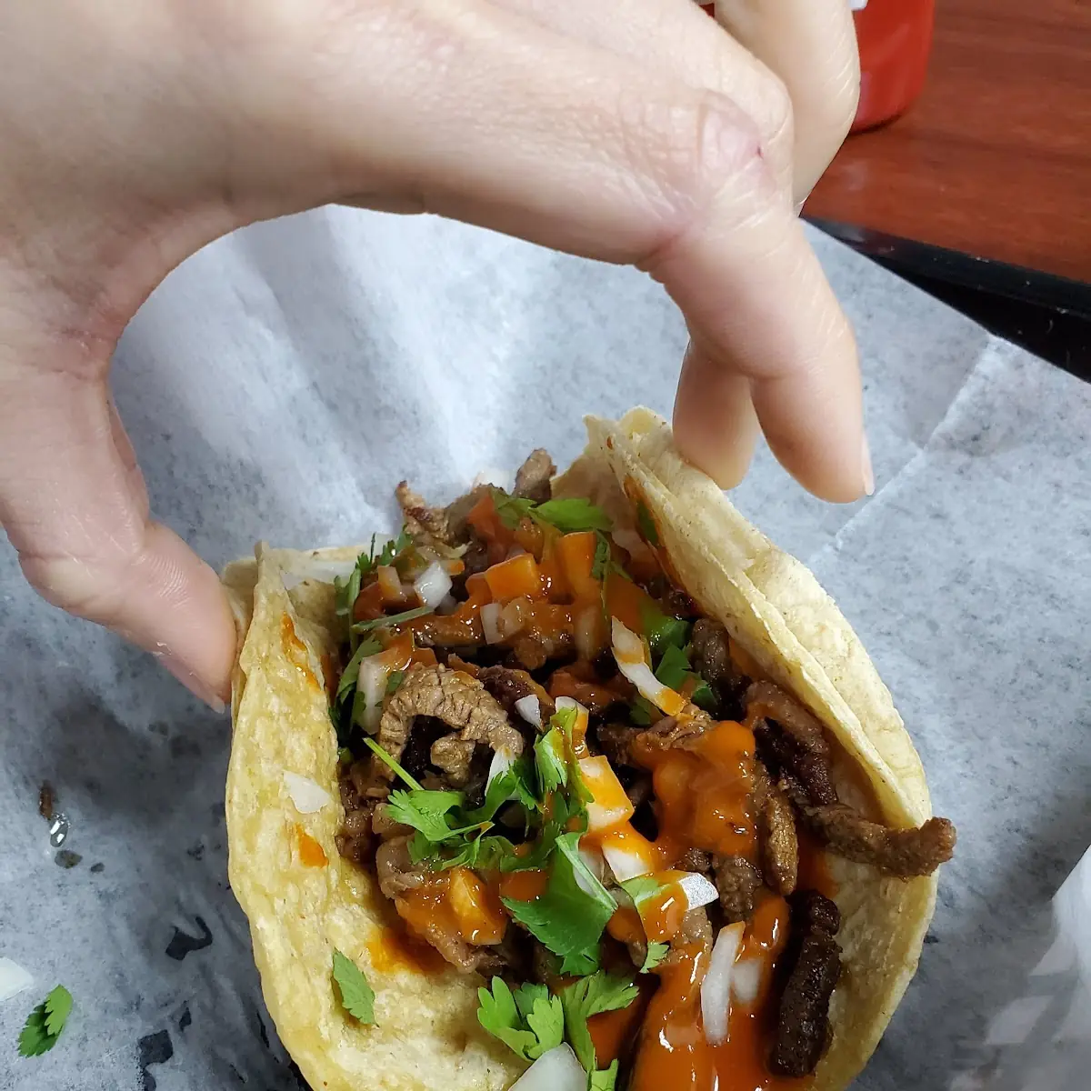 Mini Taco Tripa Lengua