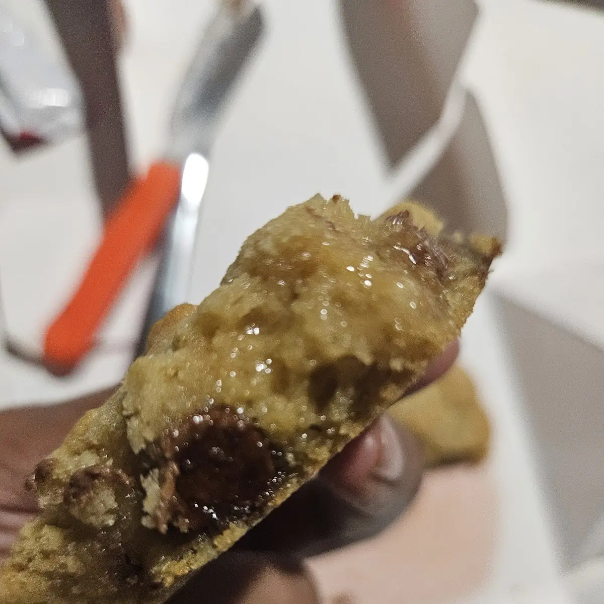 Raw Chocolate Chip Cookie