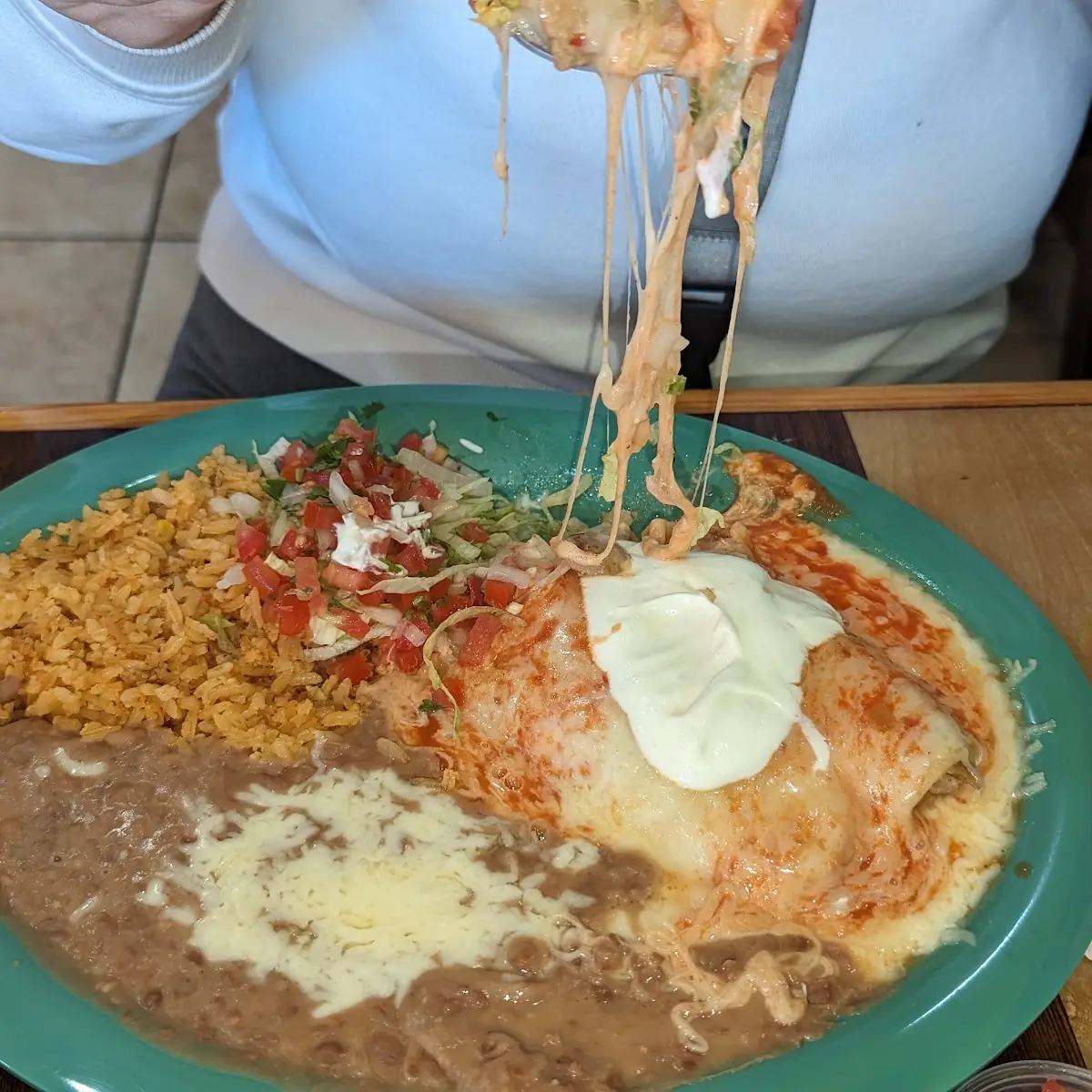 Chicken Enchiladas Plate