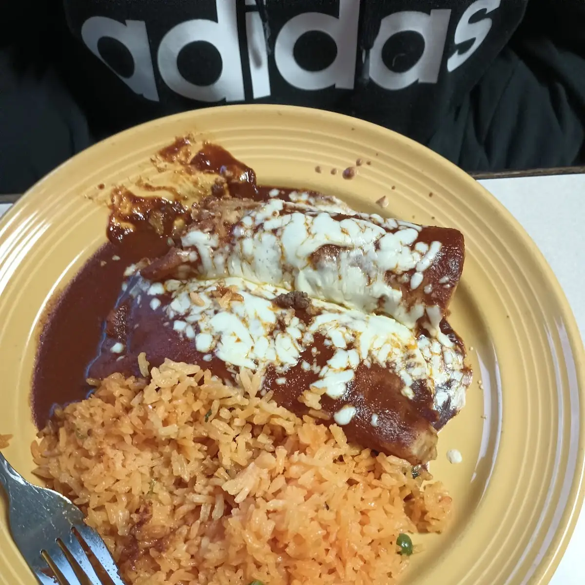 Enchilada with Rice & Beans