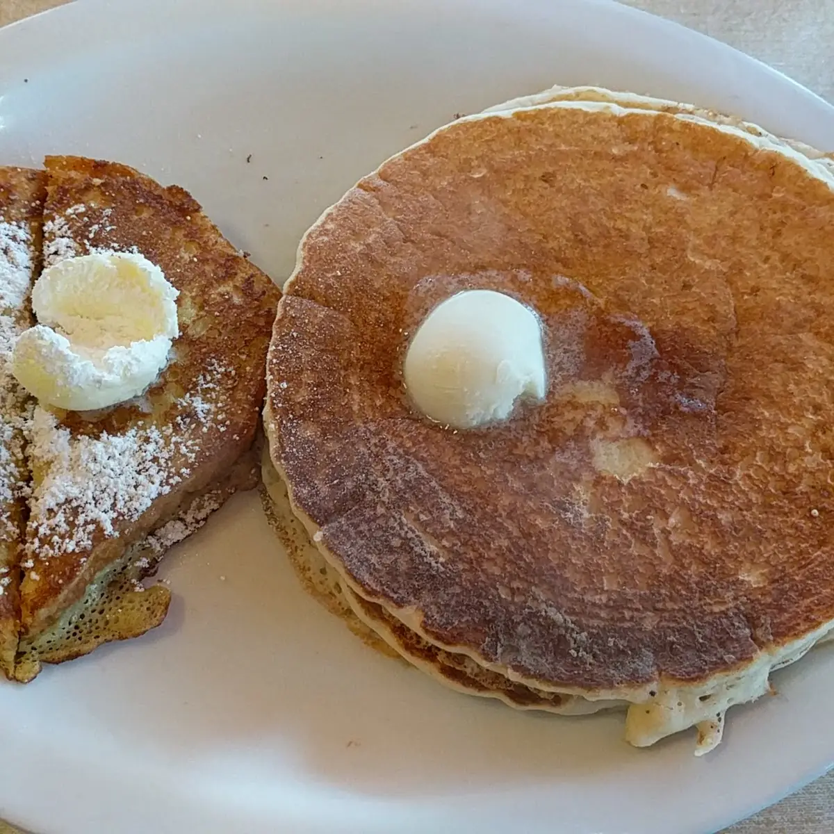 French Toast Pancake Combo