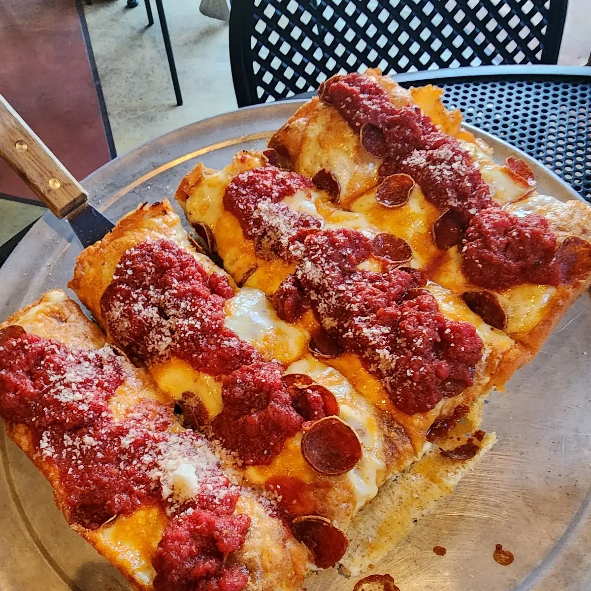 Detroit Style Pizza