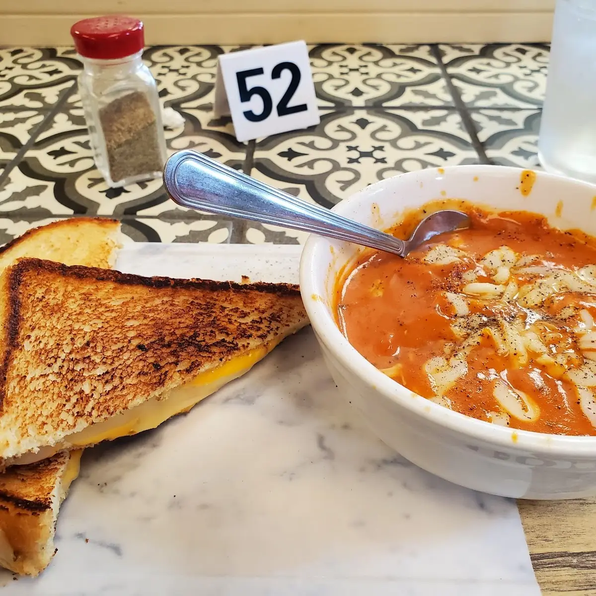 Grilled Cheese with Tomato Soup