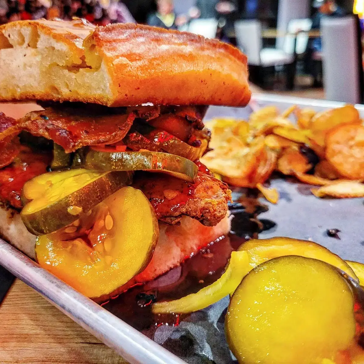 Fried Chicken Biscuit Sandwich