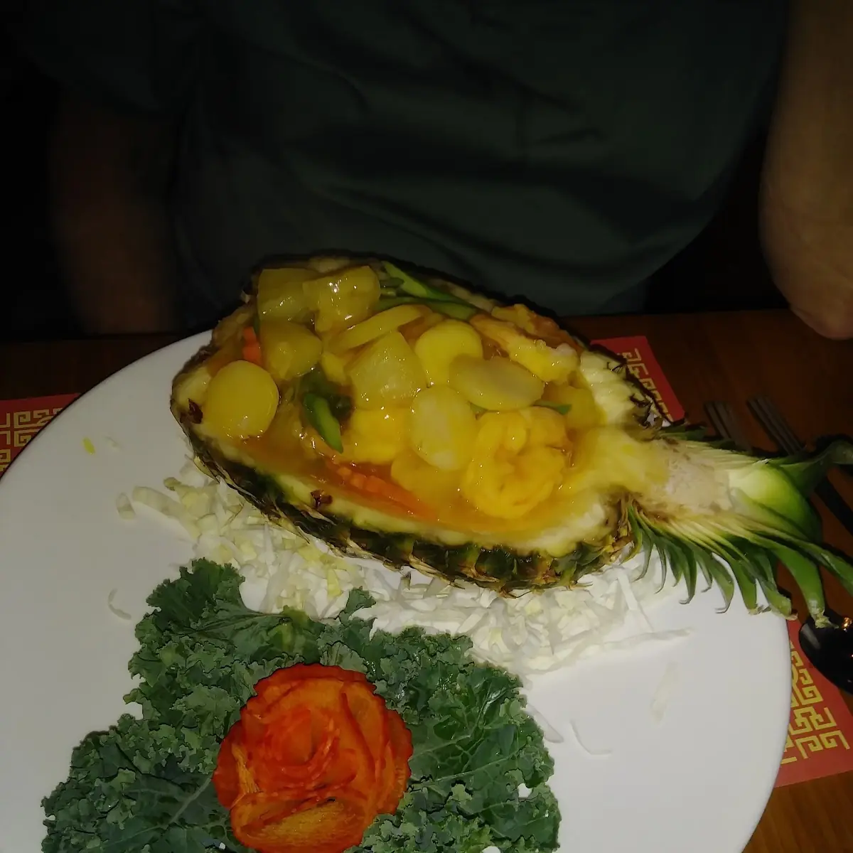 Pineapple Fried Rice with Shrimp