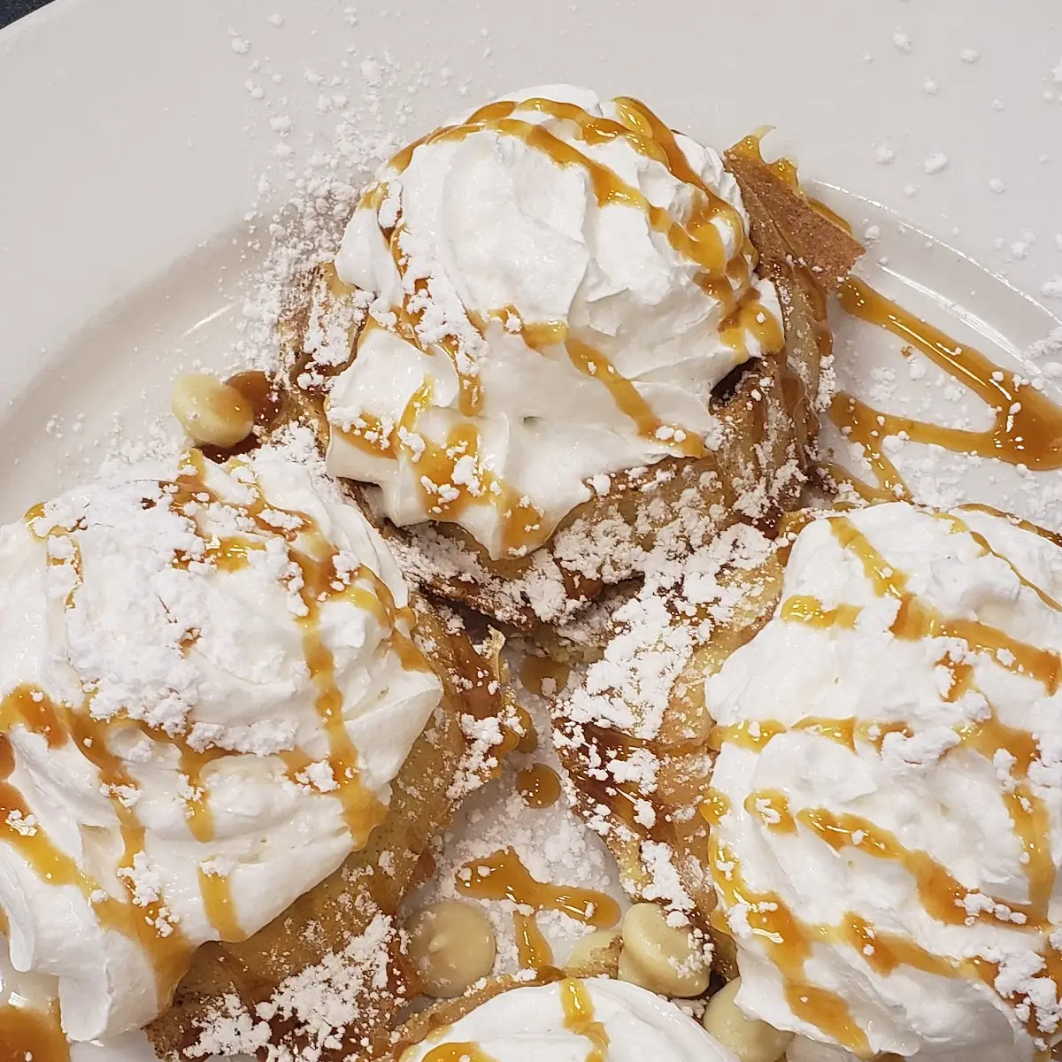 Dutch Apple Pie Waffles