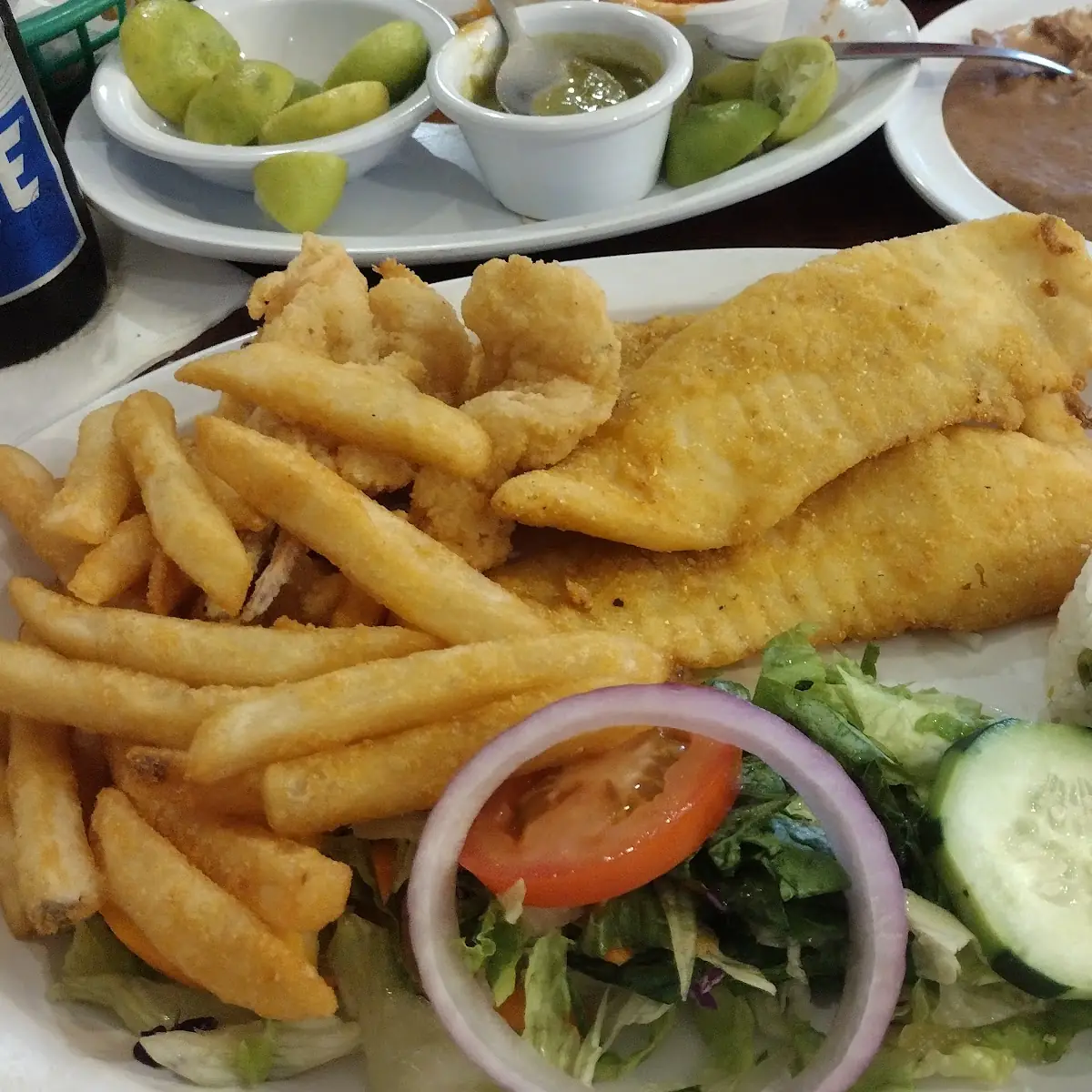 Fried Fish Fillet & Shrimp